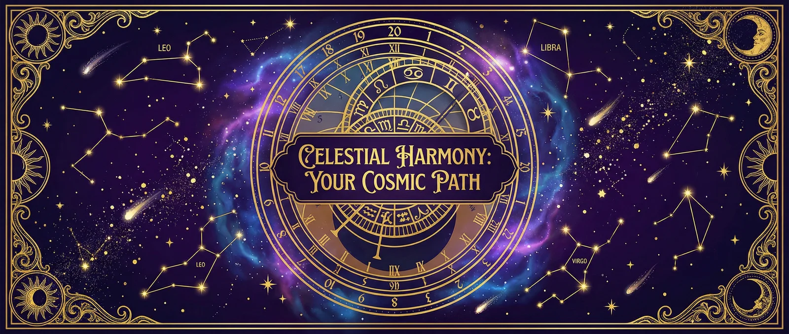 星空占星塔罗风主视觉 - 星象彩运占星馆 - 足球彩票